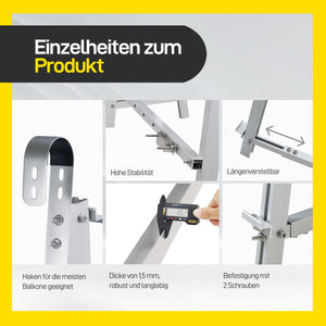 Ergofino Solarmodul Halterung Fassade