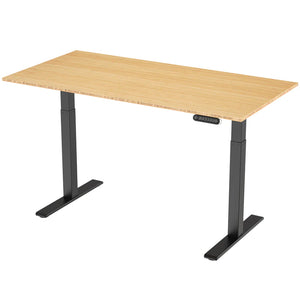 Ergofino DT20L höhenverstellbarer Schreibtisch DT20L mit Tischplatte aus Bambus