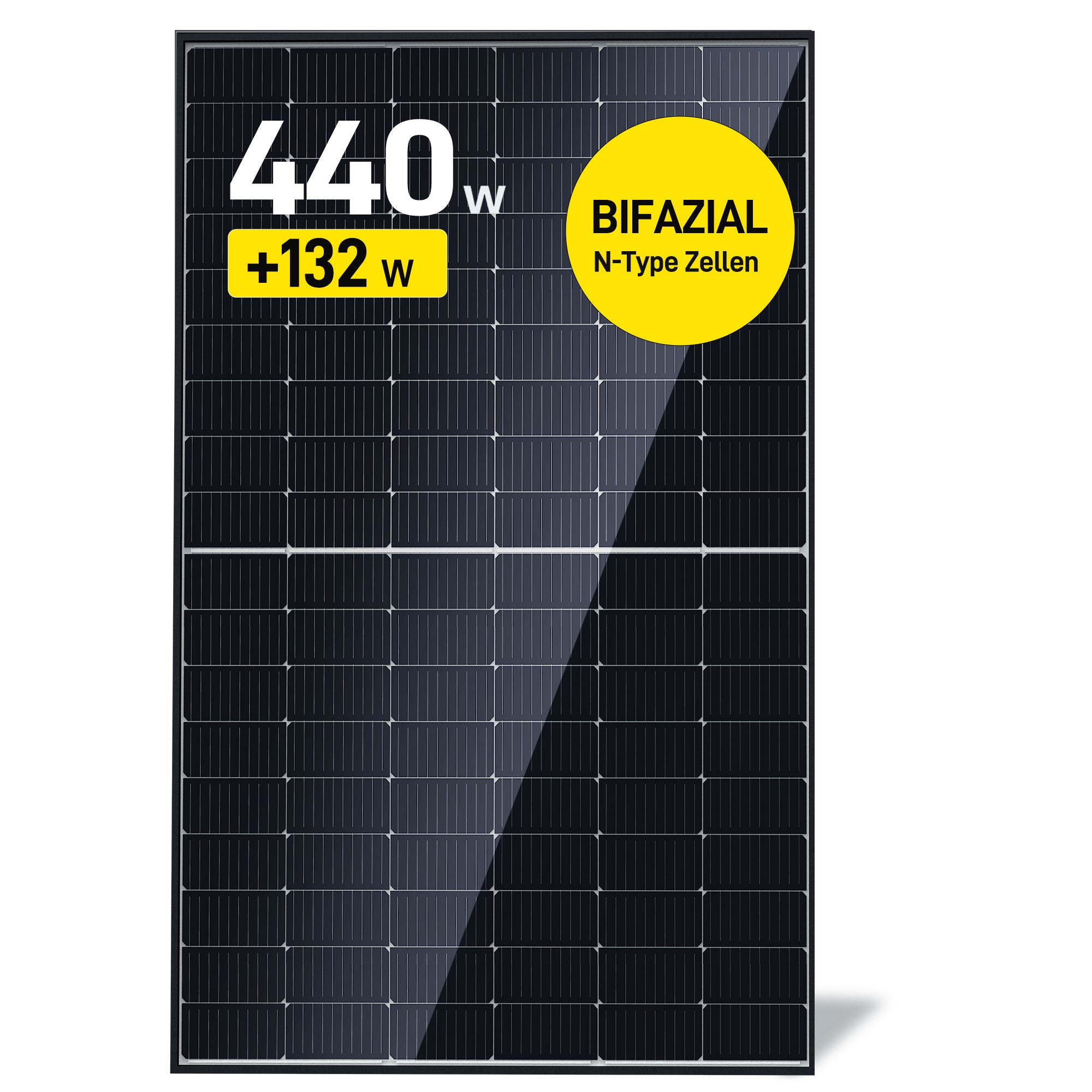 Ergofino 440W Bifazialer Glas-Glas Solarmodule