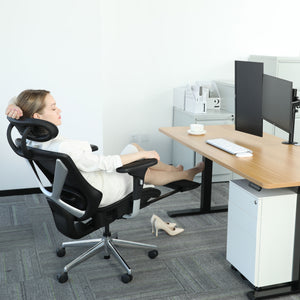Ergofino C12M01/A Bürostuhl ohne Fußstütze Ergonomischer Schreibtischstuhl