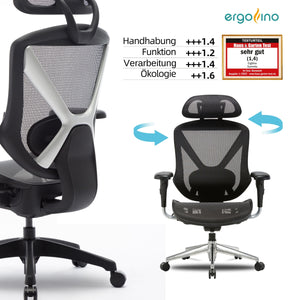 Ergofino ergonomischer Bürostuhl C12M01/A mit der Note 1,4 im Haus-Garten-Test