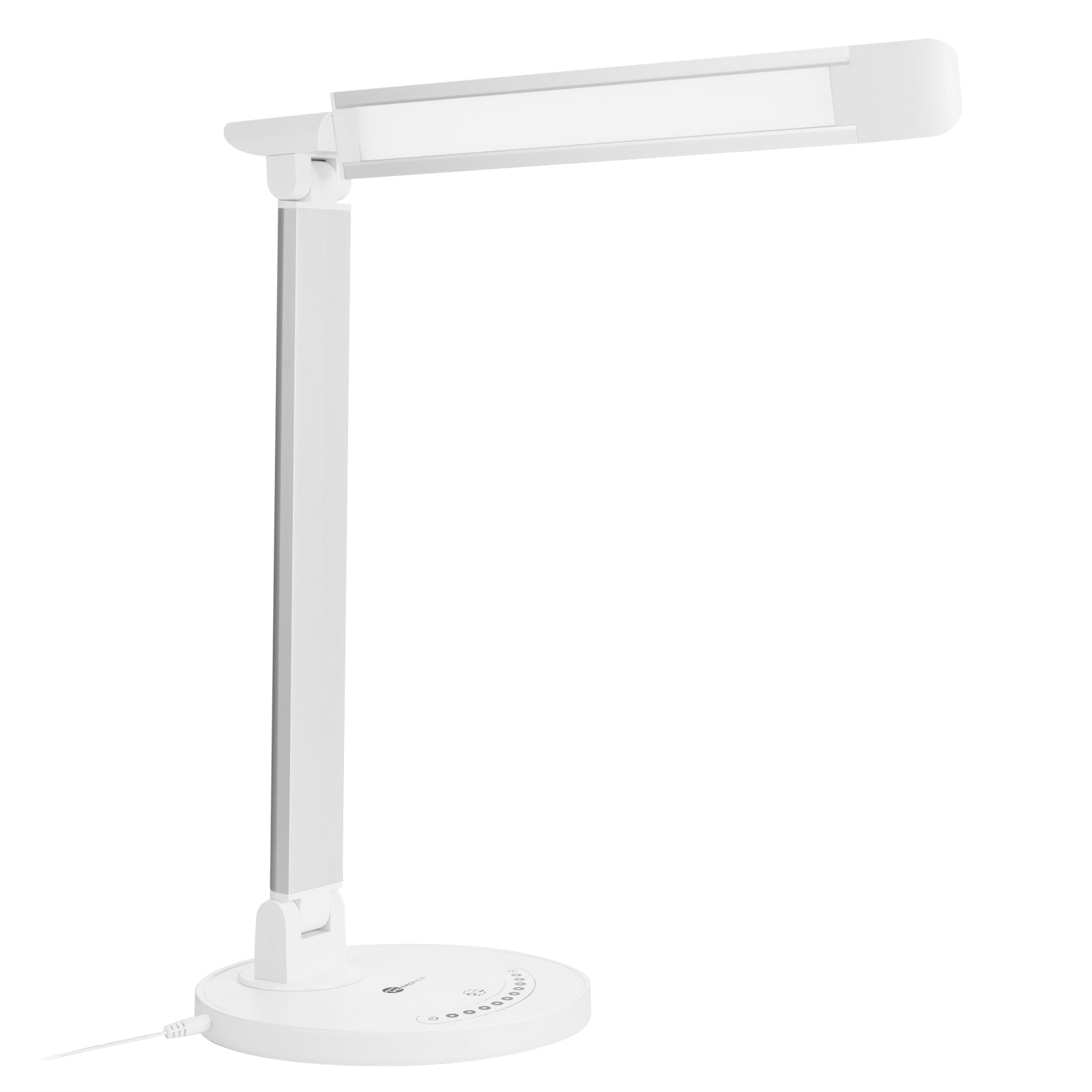 Ergofino Schreibtischlampe LED, modernes Design, weiß