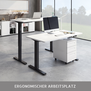 Ergofino Höhenverstellbares Schreibtischgestell MT2, ergonomischer Arbeitsplatz