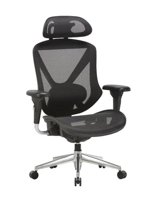 Ergofino schwarzer ergonomischer Bürostuhl C12M01/A