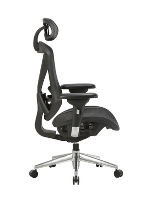 Ergofino schwarzer ergonomischer Bürostuhl C12M01/A, Seite