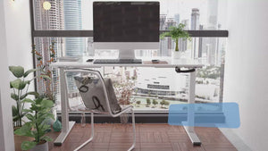 Ergofino Höhenverstellbares Schreibtischgestell MT2, video