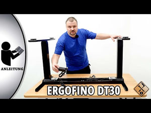 Elektrisch höhenverstellbarer Schreibtisch - Ergofino DT30 mit Tischplatte